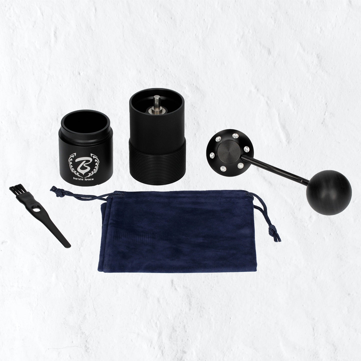 Barista Space kézi kávéőrlő - black