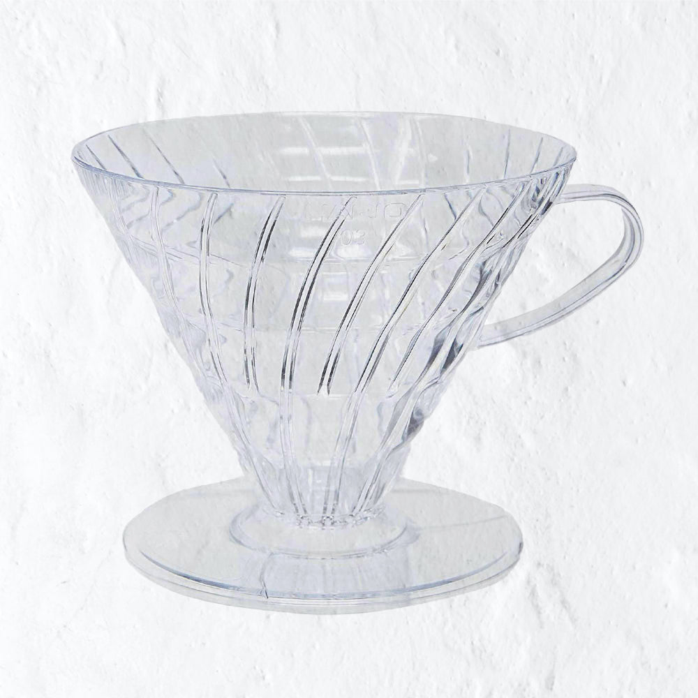 Hario V60-01 műanyag dripper átlátszó