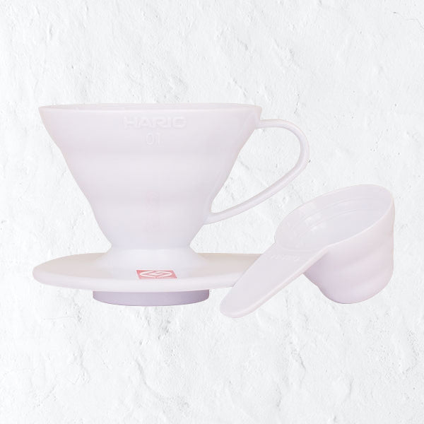 Hario V60-01 műanyag dripper fehér
