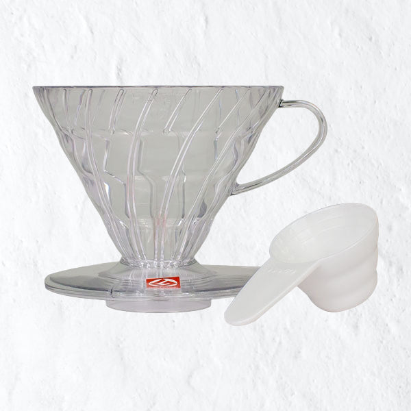 Hario V60-02 műanyag Dripper - átlátszó