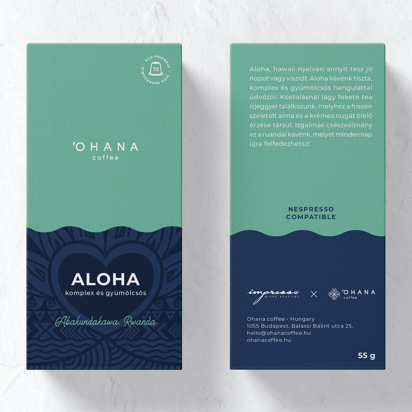 3 doboz (30db) Kávékapszula Aloha - Abakundakawa, Rwanda