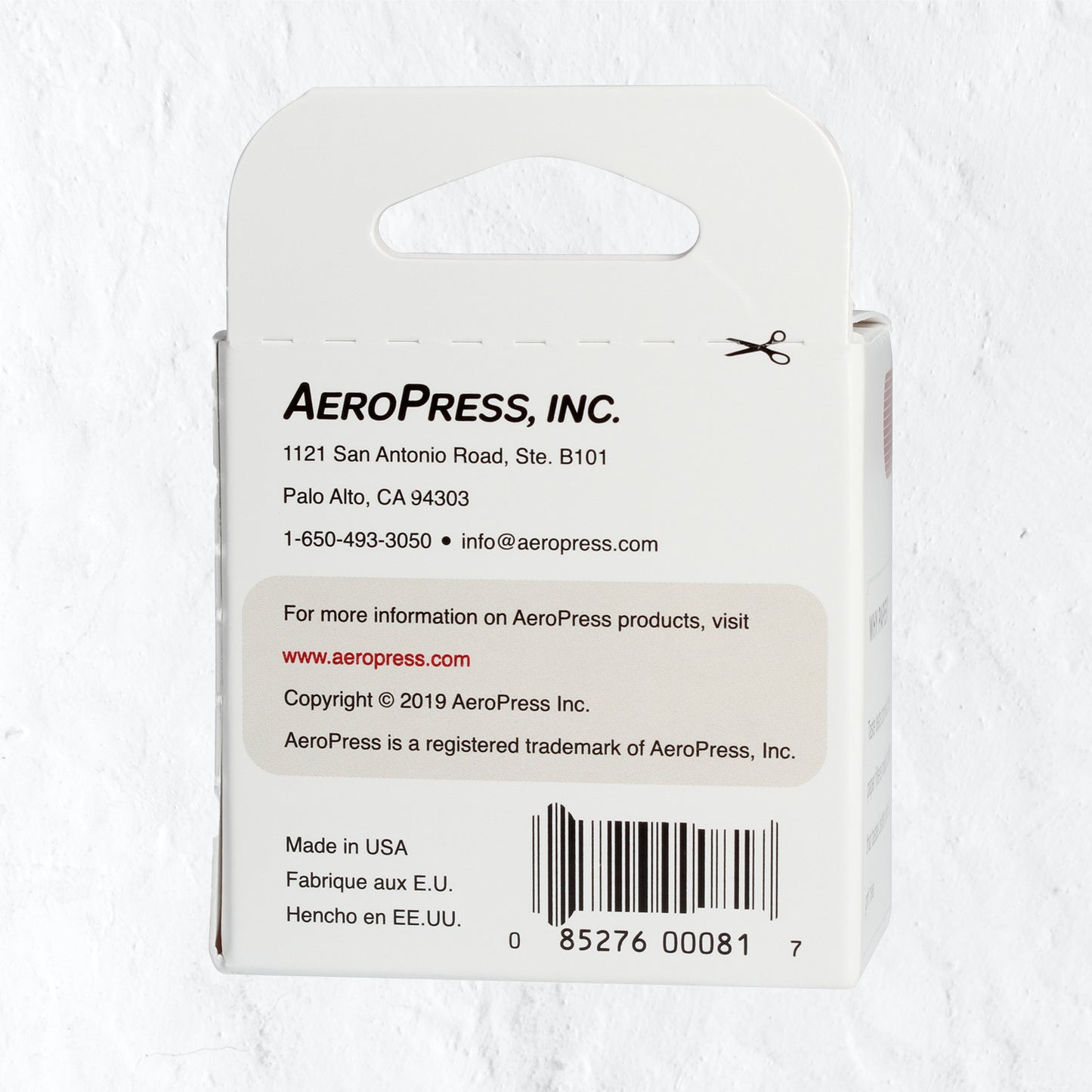 AeroPress paper filter